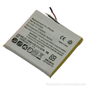 Li-polymer battery packs for iPhone 1st, APN 616-0291, 3.7V/1,400mAh